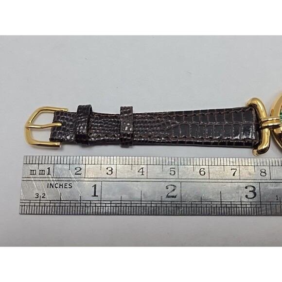 Venice Murano Millefiori Glass Border Womens Quartz Watch Leather New Battery - Picture 9 of 12